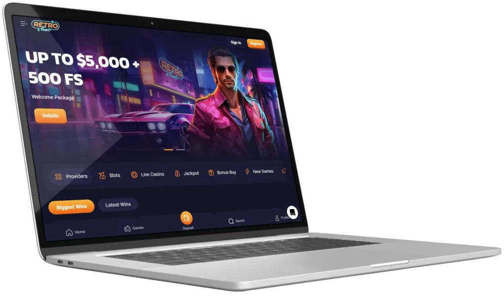RetroBet Homepage